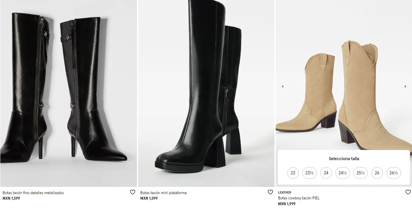 Botas de Bershka