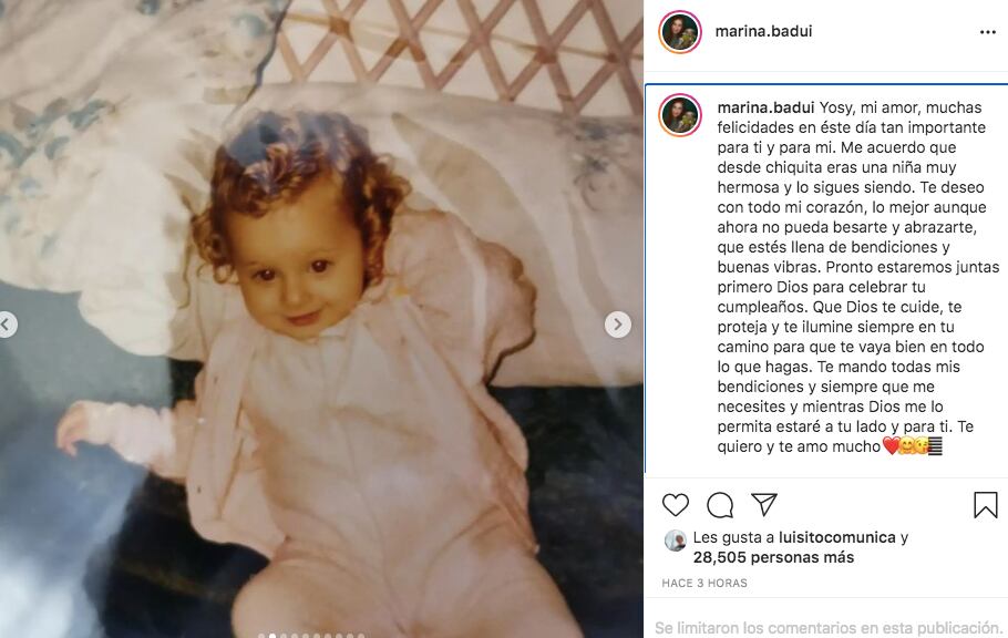 Madre de YosStop la felicita por su cumpleaños