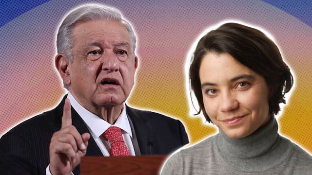 AMLO y Natalie Kitroeff