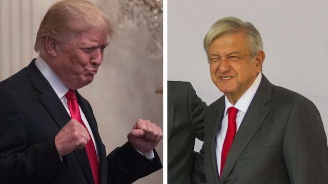 Donald Trump y Andrés Manuel López Obrador