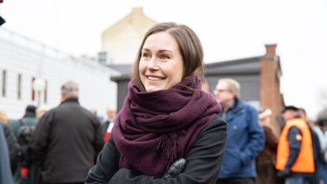 Sanna Marin, primera ministra de Finlandia.