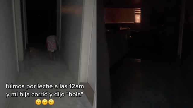 Niña saluda a fantasma en TikTok