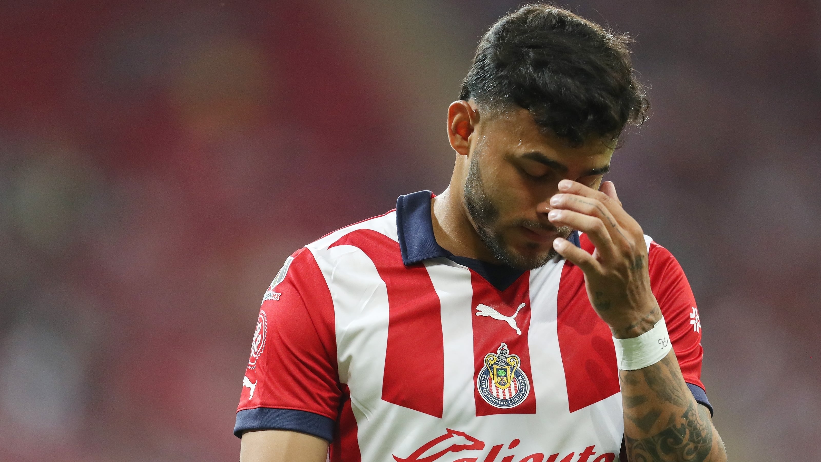 Alexis Vega of Guadalajara durante el partido Guadalajara vs Mazatlan FC,