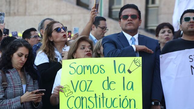 Jueces y magistrados protestan contra la reforma al Poder Judicial