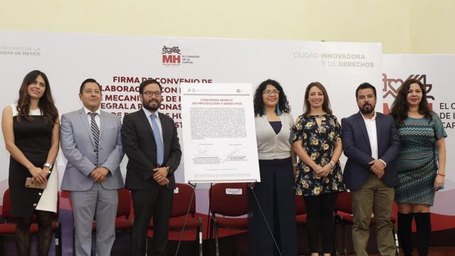 Para fortalecer el ejercicio de la libertad de expresión y el derecho a defender derechos humanos firman MPI CDMX y Alcaldía Miguel Hidalgo un convenio de colaboración.