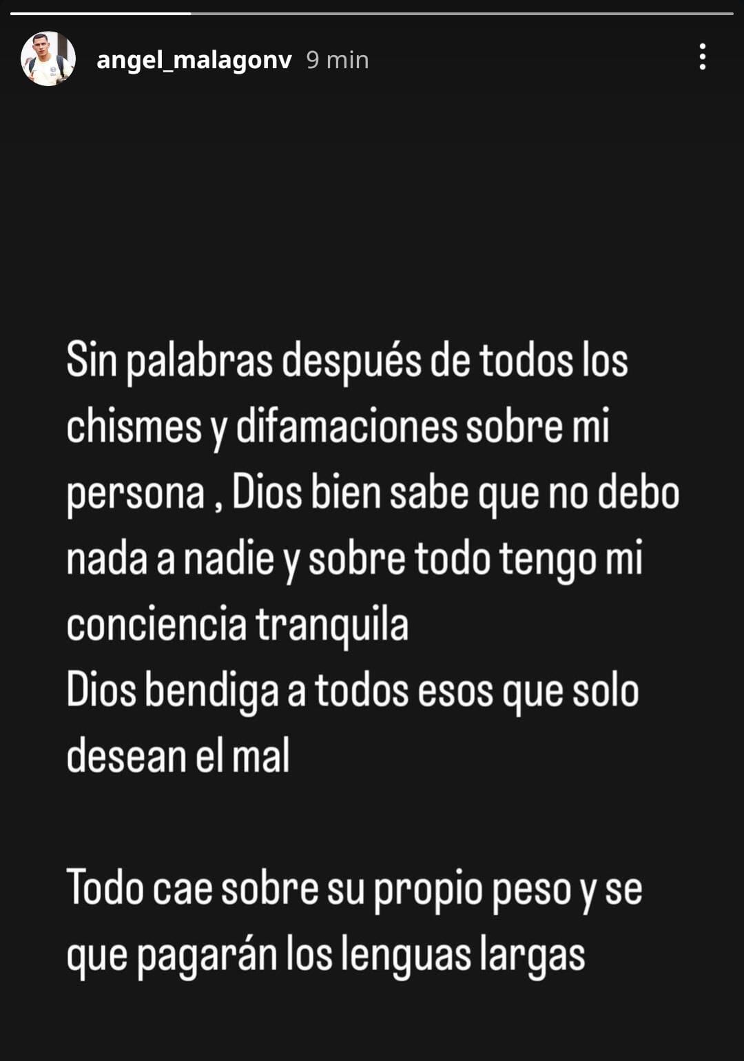 Mensaje de Luis Malagón