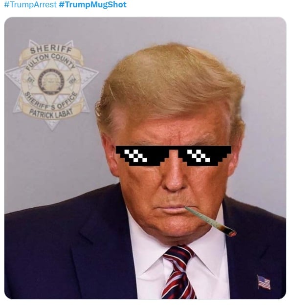 Foto de Donald Trump arrestado dejó una ola de memes