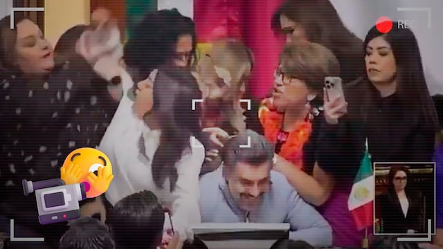 Diputados del Congreso CDMX se enfrentan a golpes por debate del Instituto de Transparencia