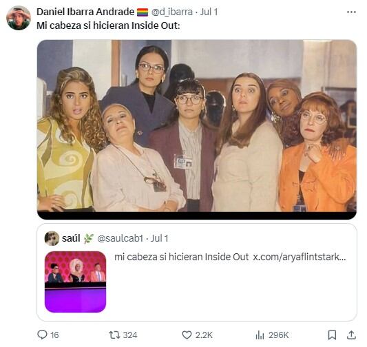 Memes de ‘Mi cabeza si hicieran Inside Out’ de Intensamente 2