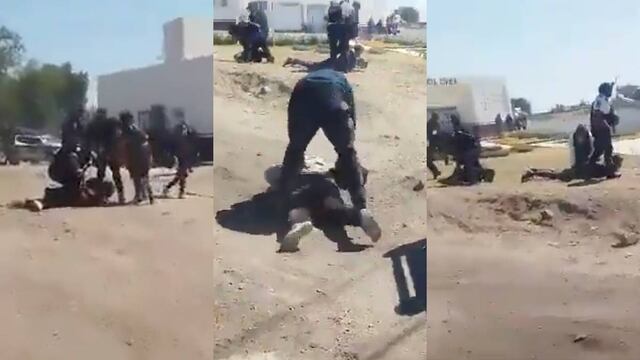 Mototaxistas y policías se enfrentan en Hidalgo