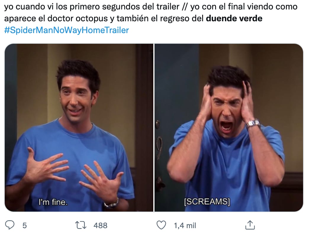 Reacciones al tráiler de 'Spider-Man: No Way Home'