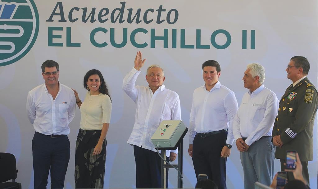 Inauguración del acueducto El Cuchillo II