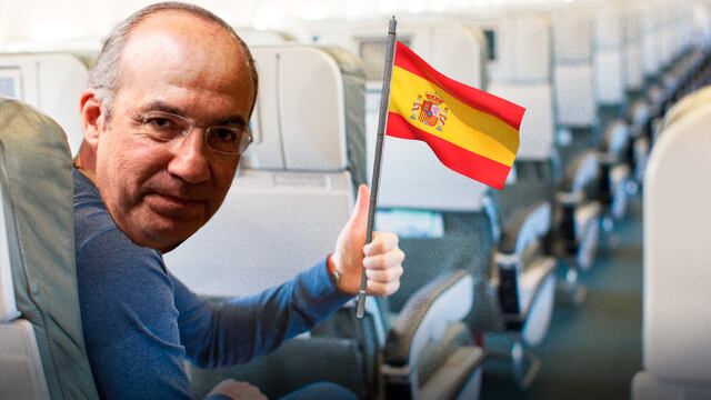 Felipe Calderón se va a España