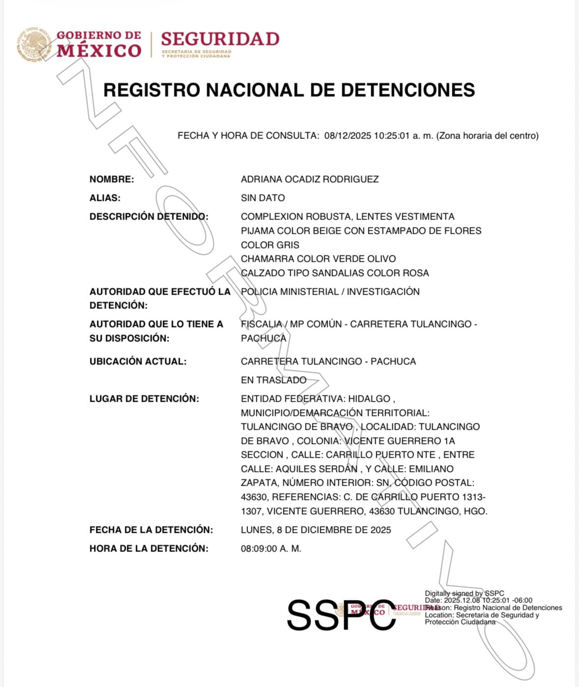 Detienen a exfuncionaria de Singuilucan, Hidalgo por uso ilícito de atribuciones y facultades