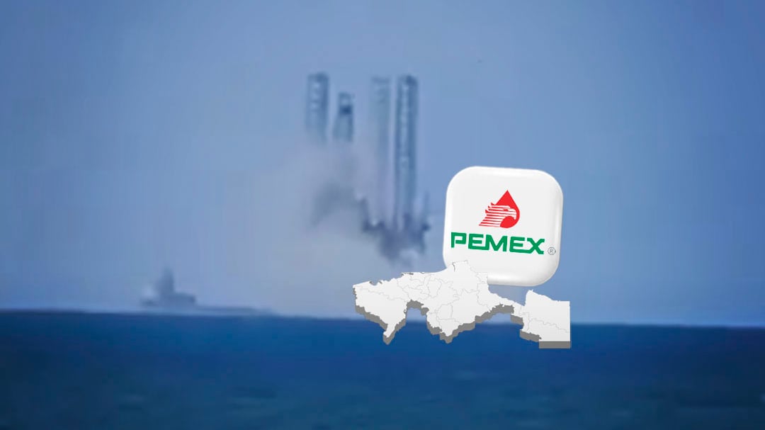 Captan presunta fuga en plataforma de Pemex frente a costas de Tabasco