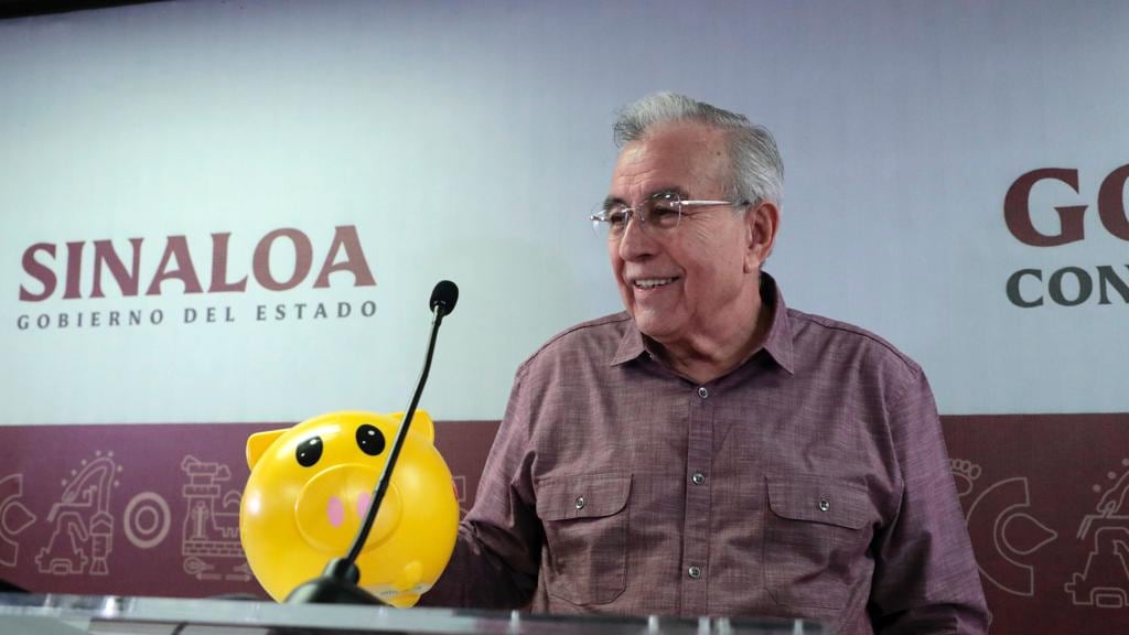 Rubén Rocha Moya, gobernador de Sinaloa, invita a donar al Teletón