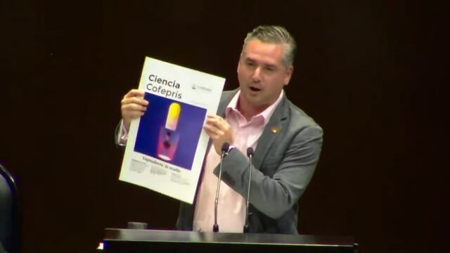 Sergio Barrera pide regulación de vapeadores en la Cámara de Diputados.