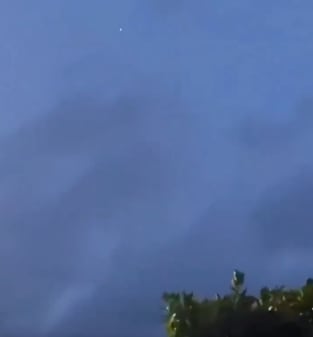 OVNI es captado en video en los cielos de Brazil