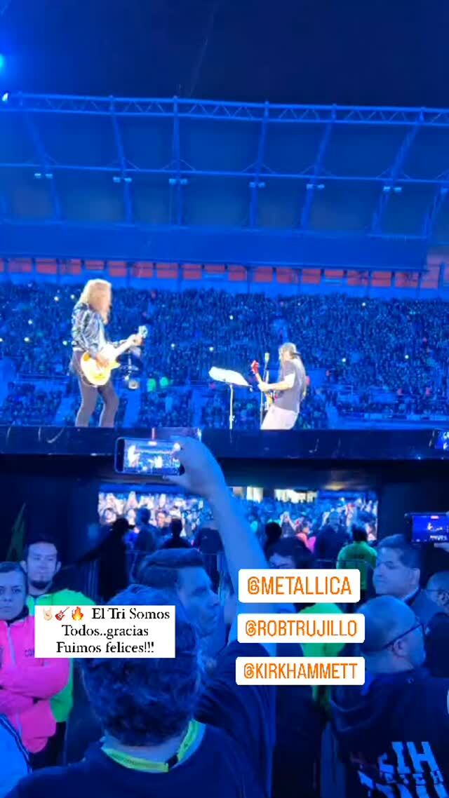 VIDEO: Metallica hace cover de A.D.O., canción de El Tri, en el tercer concierto en CDMX