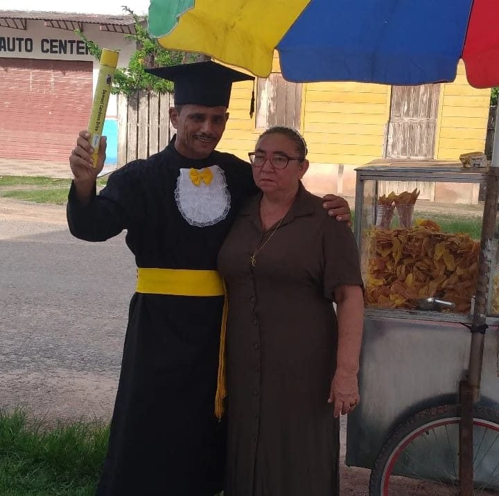 Samuel Cardoso, vendedor de papas y palomitas
