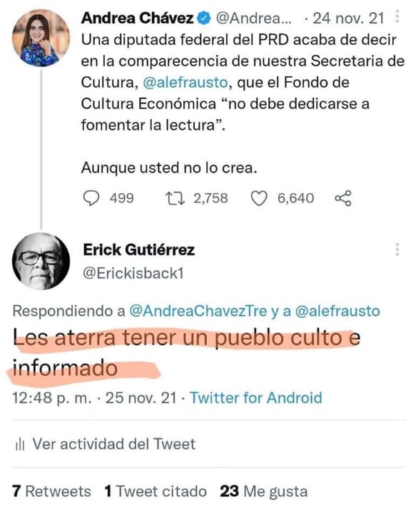 Tuit Andrea Chávez