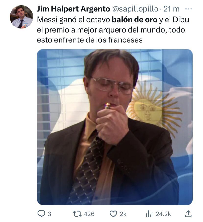 Memes Balón de Oro 2023.