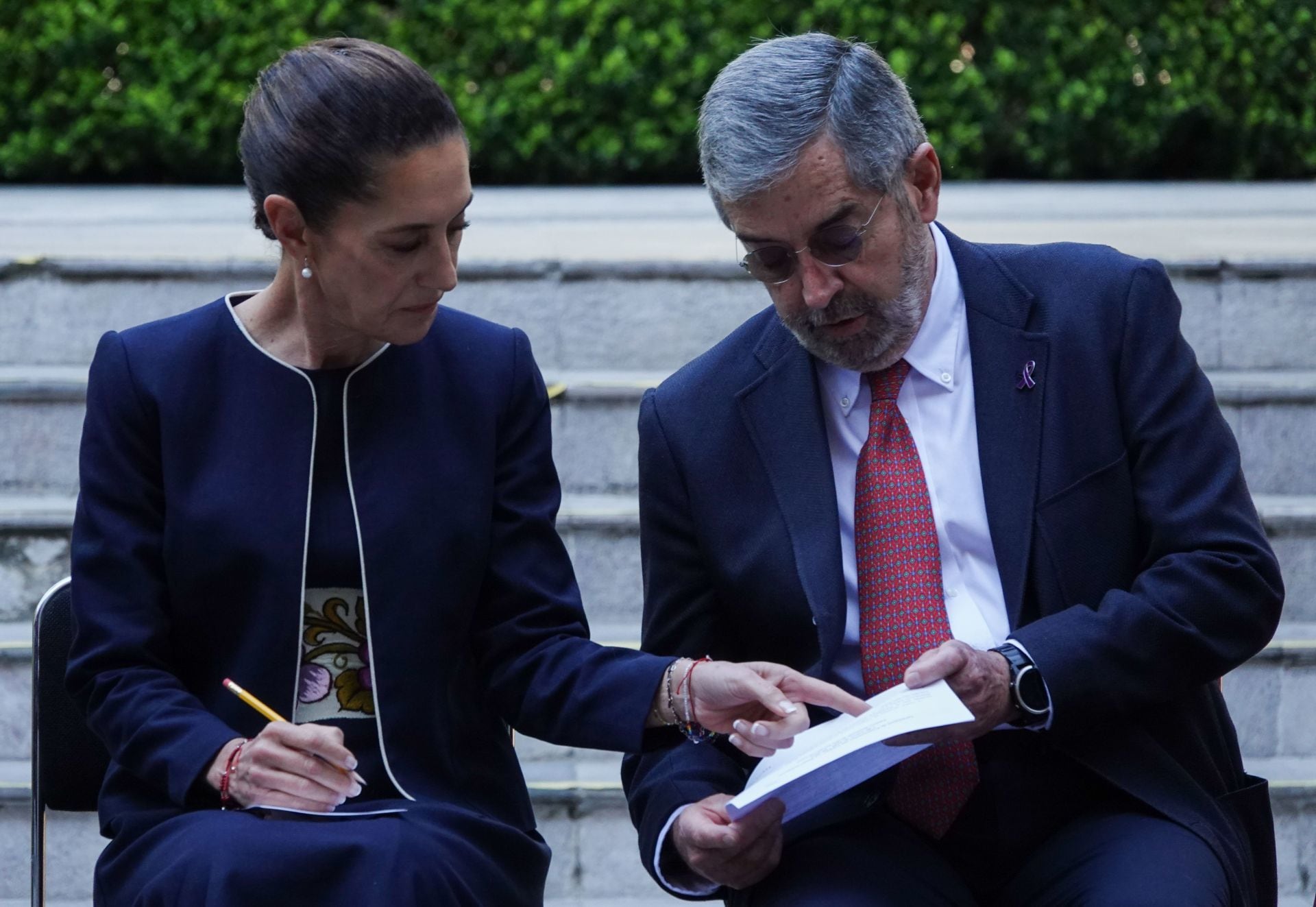 Claudia Sheinbaum, Juan Ramón de la Fuente