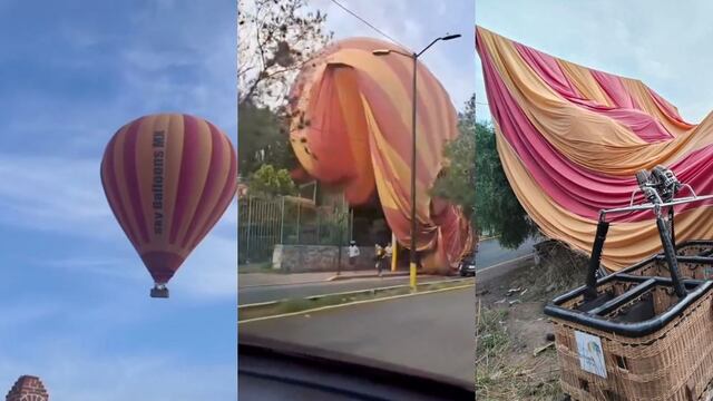 Globo aerostático se desploma en San Martín de las Pirámides, Estado de México, con varios heridos