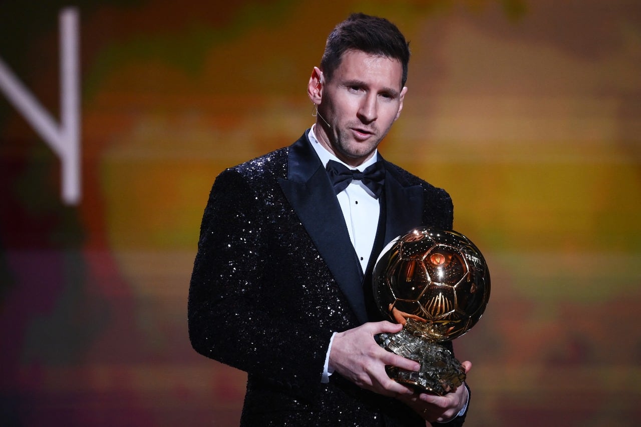 Messi Balón de Oro 2021 (Foto: FRANCK FIFE / AFP)