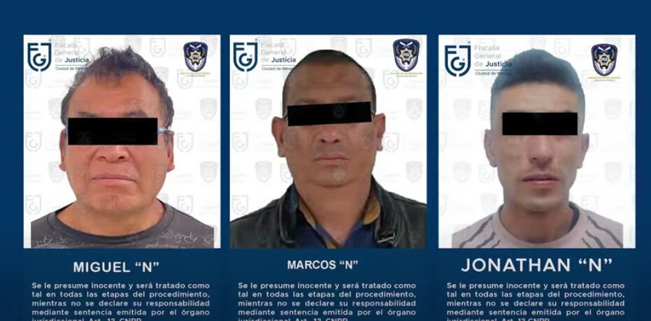 Recientes detenidos por feminicidio e intento de feminicidio