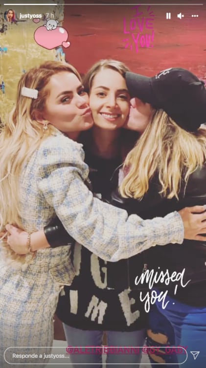 YosStop junto a sus amigas