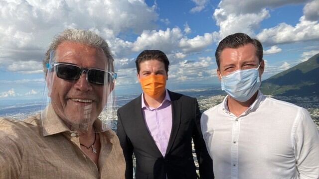 Con el Senador Samuel García y el diputado Luis Donaldo Colosio Riojas