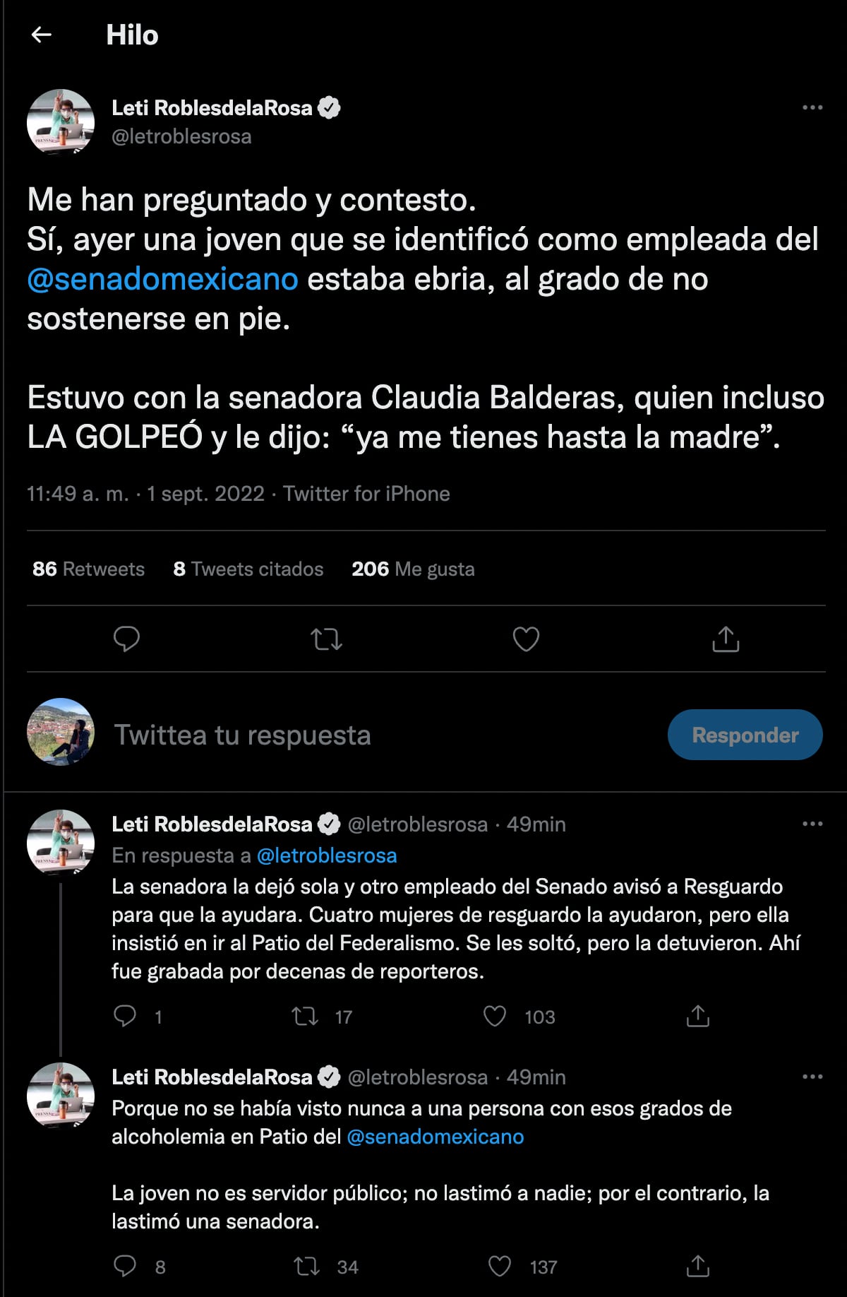 VIDEO: Claudia Balderas, de Morena, tiene incómodo momento con trabajadora borracha en la Cámara de senadores