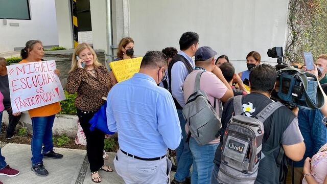 Protesta en San Pedro