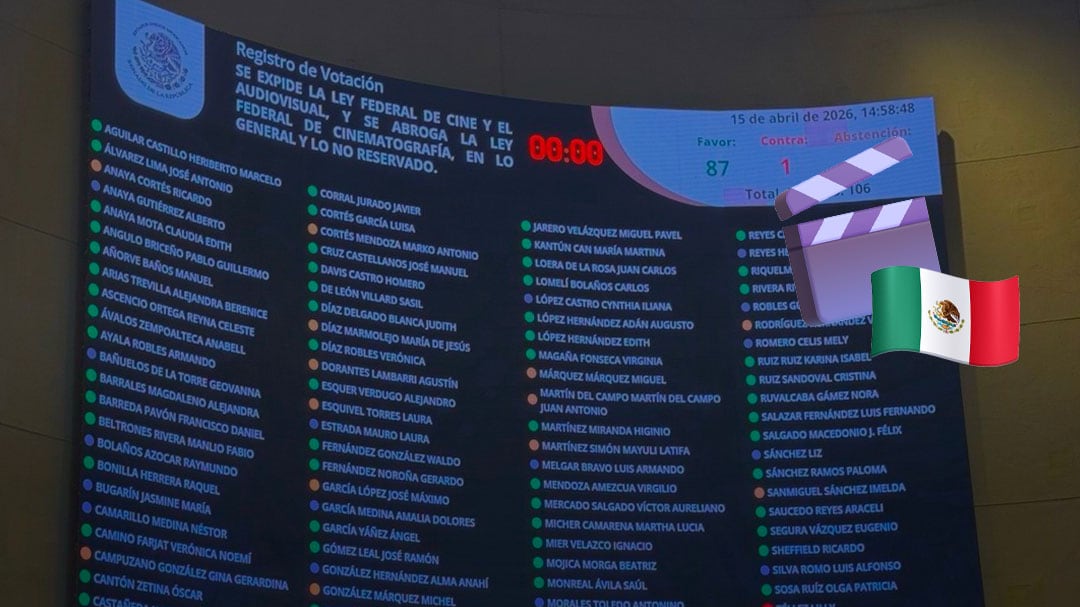 Esto cambia con la nueva Ley de Cine aprobada en el Senado
