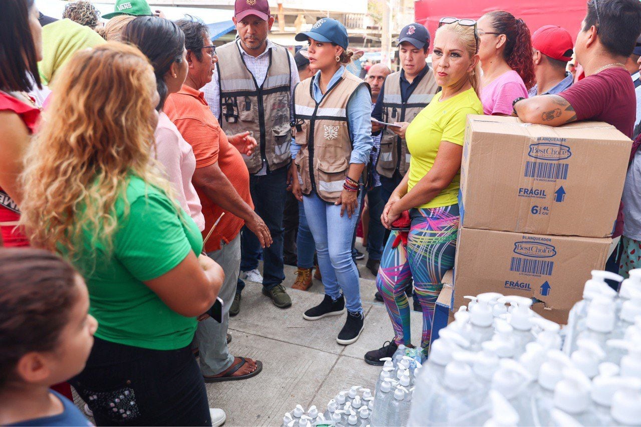 Evelyn Salgado supervisa brigadas integrales en Acapulco