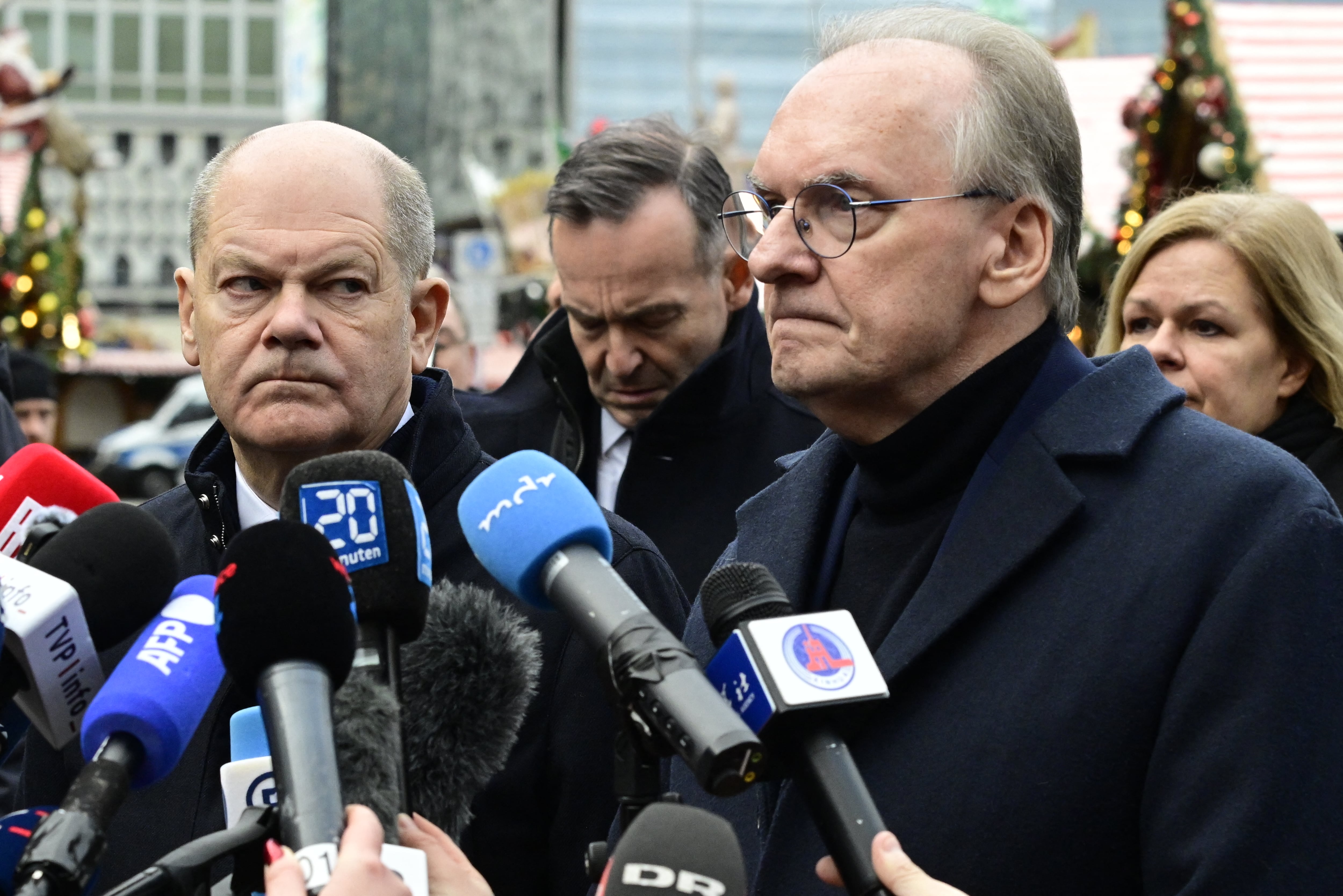 Autoridades ofrecen conferencia tras el atentado en el mercado navideño de Magdeburgo, Alemania