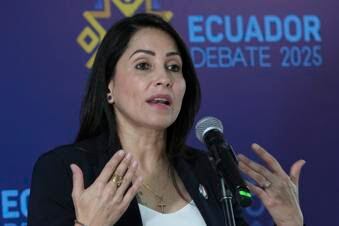 Luisa González, candidata presidencial Ecuador