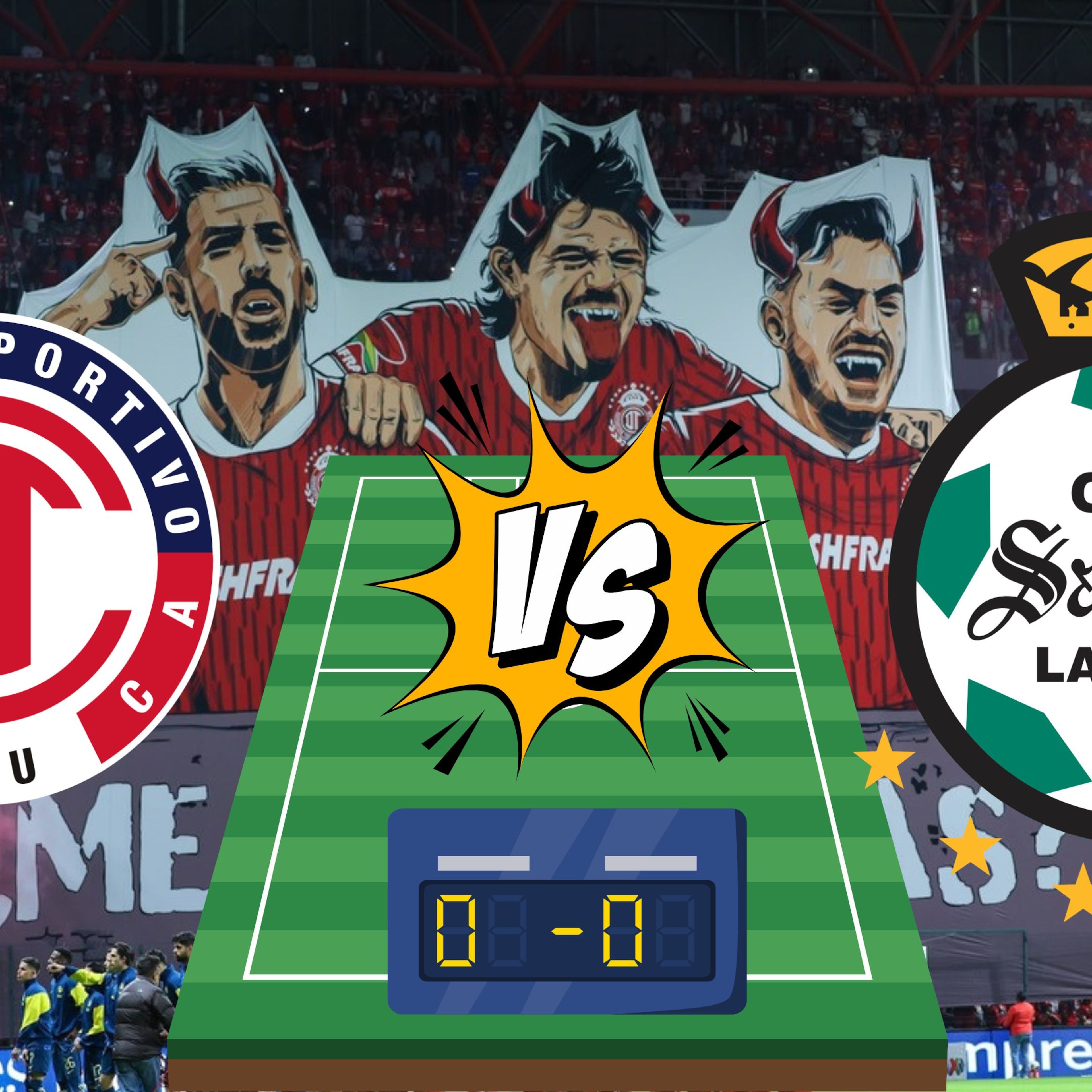 Toluca vs Santos: Pronóstico y posibles alineaciones en la Liga MX