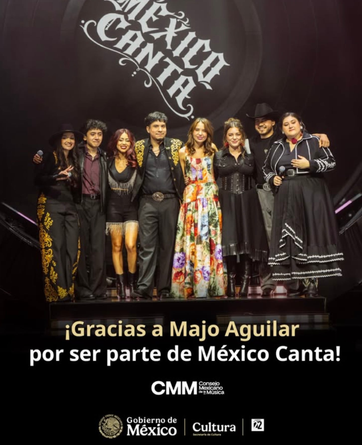 Majo Aguilar fue conductora de la semifinal de México Canta 2