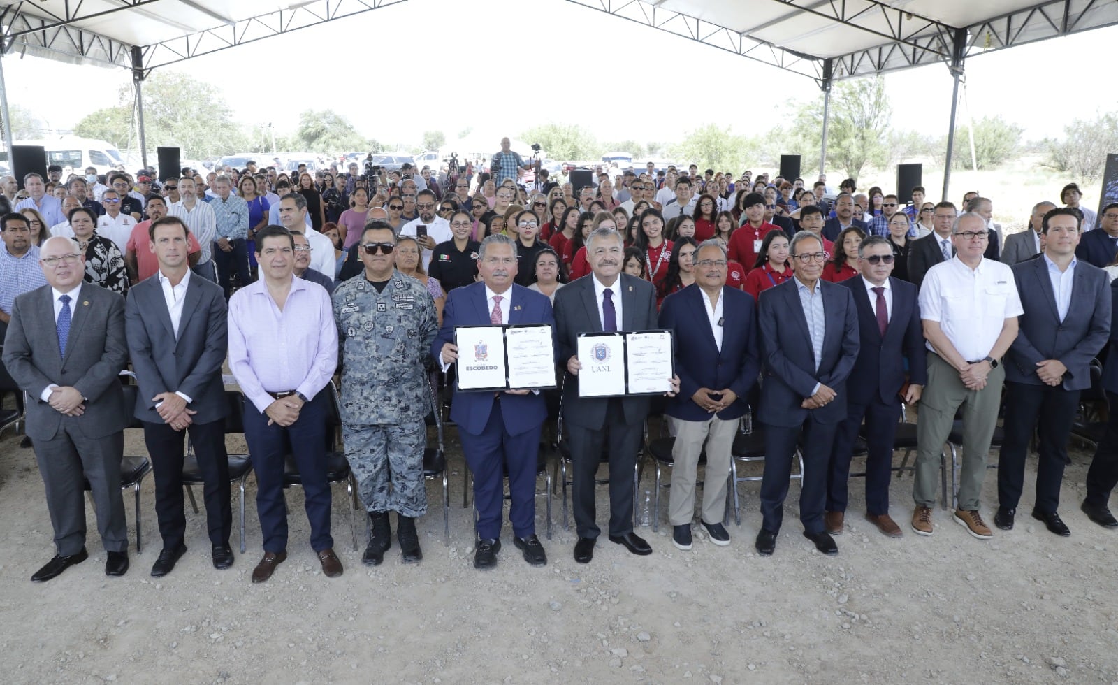 Escobedo otorga predio a la UANL para construir Unidad Académica y hospital.