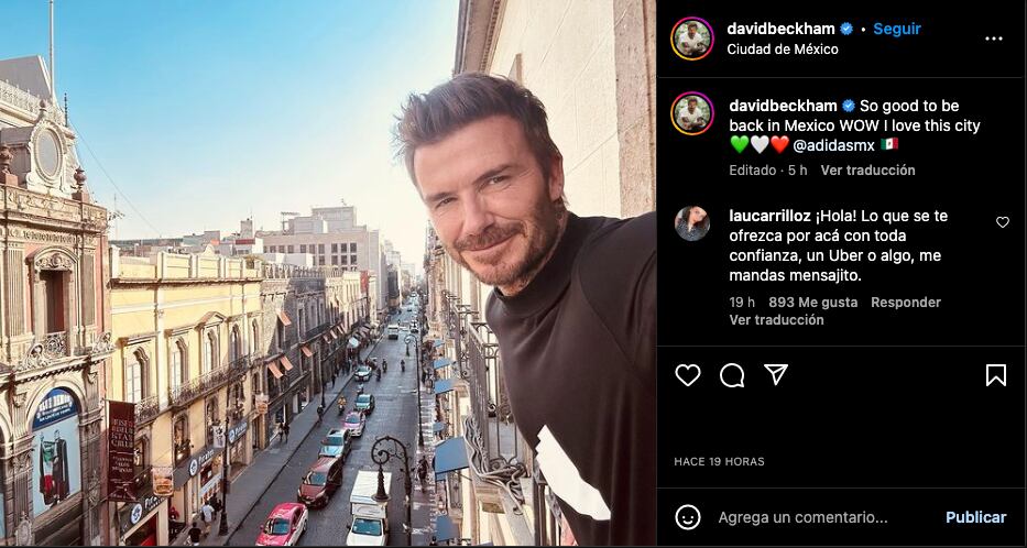 David Beckham en la CDMX