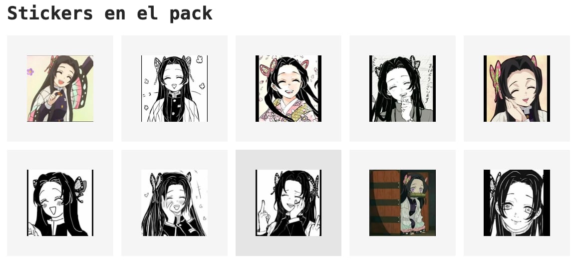 Stickers de Kanae Kocho