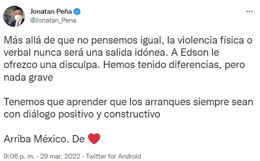 Jonathan Peña vs. Edson Álvarez