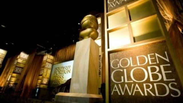 Escenario para la entrega de los Premios Globos de Oro