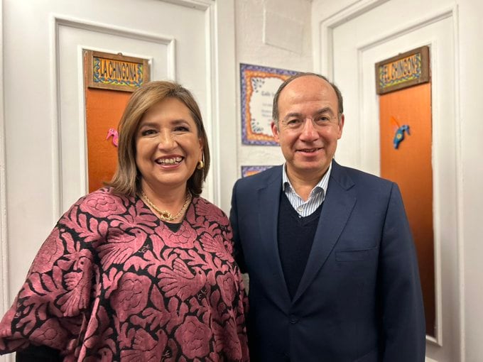 Xóchitl Gálvez habla sobre encuentro con Felipe Calderón