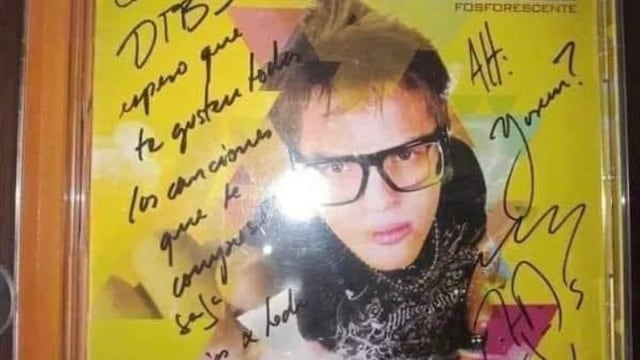 Disco autografiado de Yurem