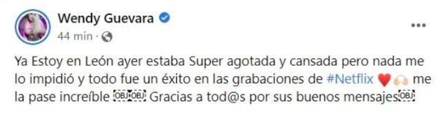 Wendy de 'Las perdidas'