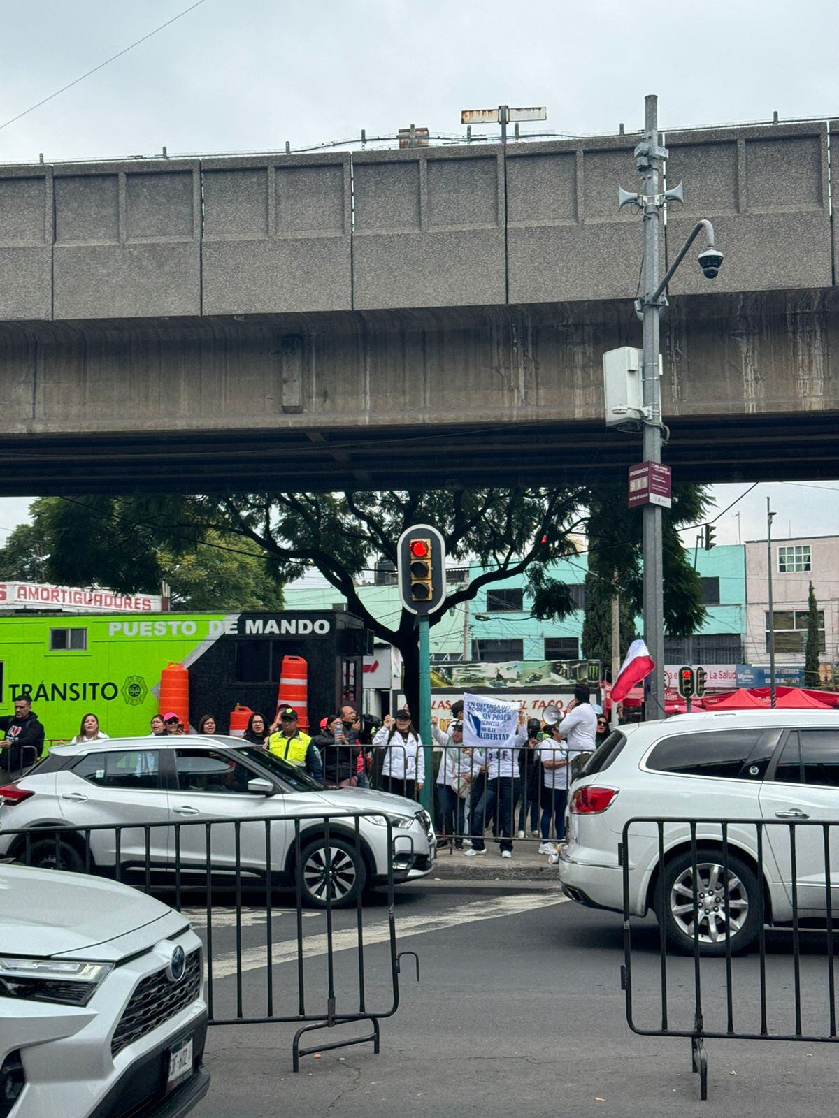 Protestas en contra de la Reforma al Poder Judicial en el Gran Premio de México