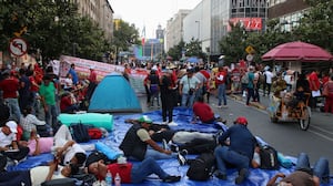 La CNTE prepara relevo en plantón de 20 de Noviembre para seguir protestas